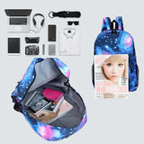 Mr Beast Lightning Cat School Bagpacks for Boys Girls Teens