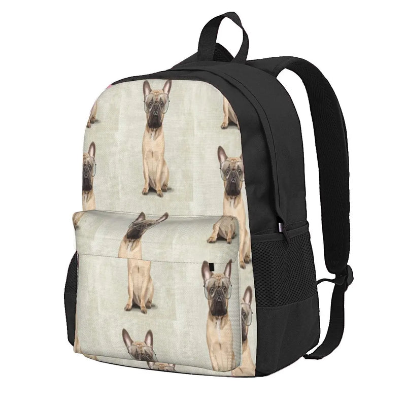 Bulldog Anime Backpack for Men and Women
