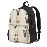 Bulldog Anime Backpack for Men and Women