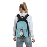 Siberian Husky Backpacks Men's & Women's School Bag