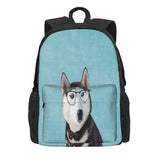Siberian Husky Backpacks Men's & Women's School Bag