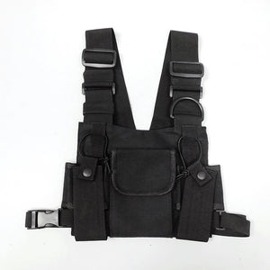 Ms Tactical Shoulder Bags Chest Rig Bag Hip Hop Streetwear Unisex