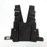 Ms Tactical Shoulder Bags Chest Rig Bag Hip Hop Streetwear Unisex