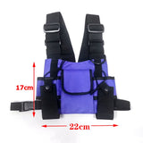 Ms Tactical Shoulder Bags Chest Rig Bag Hip Hop Streetwear Unisex