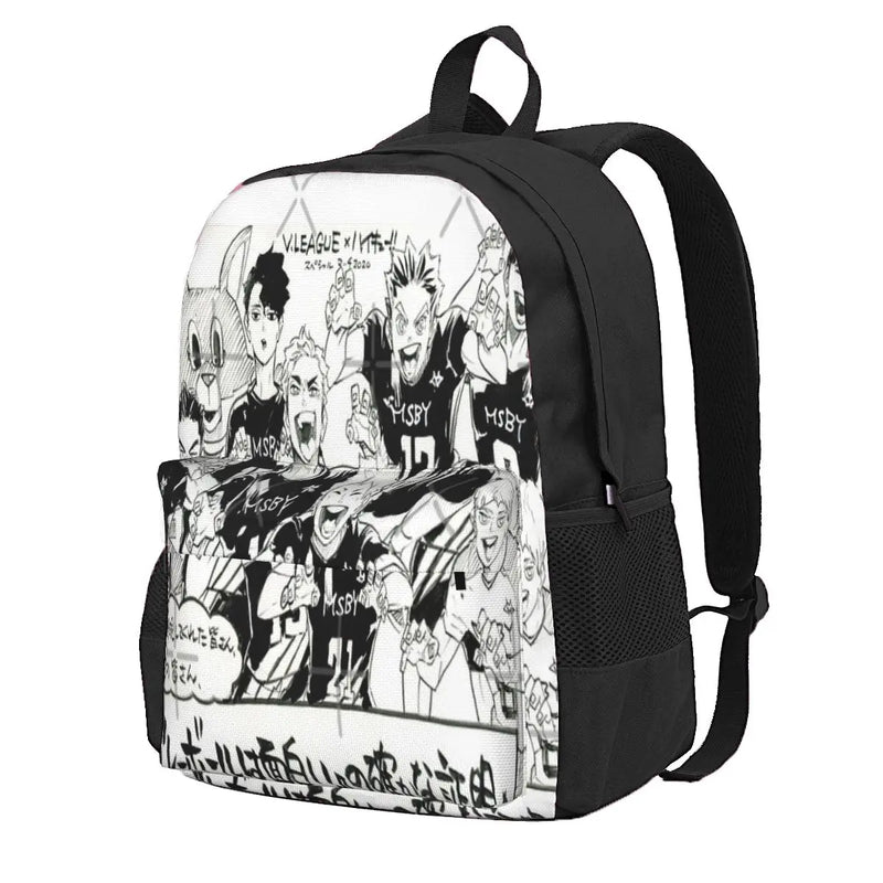 Msby Jackals Backpacks Men's & Women's Manga Travel Backpack