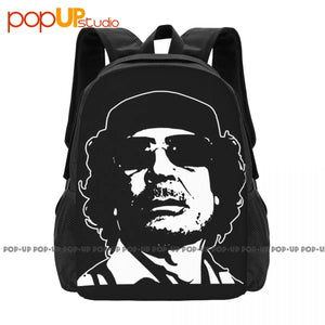 Muammar Al Gaddafi I Love Libya Backpack Large Capacity Vintage