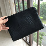 Mugle Angel Metallic Makeup Bag with Star Clutch Handbag