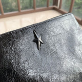 Mugle Angel Metallic Makeup Bag with Star Clutch Handbag