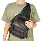 Large Tactical Chest Shoulder Bag for Outdoor Activities