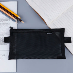 Multi-Function Mesh Beauty Zipper Cosmetic Travel Bag