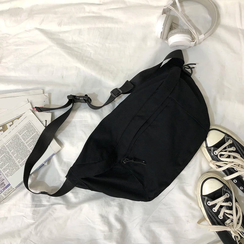 Multi-Functional Chest Bags Women Waist Bag Large Capacity Canvas Fanny