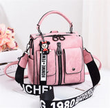 Multi-Functional Leather Shoulder Bag Tote Cross Bag