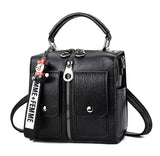 Multi-Functional Leather Shoulder Bag Tote Cross Bag