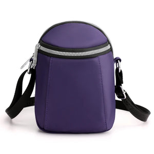 Multi-Functional USB Charging Shoulder Bag Vintage Crossbody Cash Purse Cell Pho