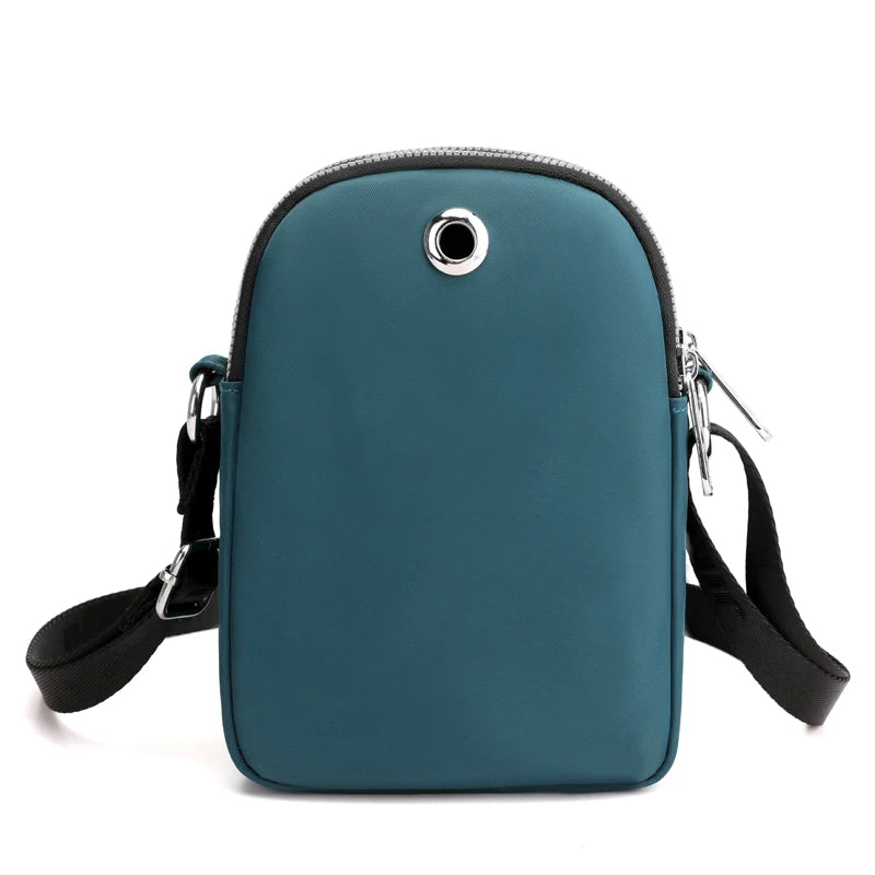 Multi-Functional USB Charging Shoulder Bag Vintage Crossbody Cash Purse Cell Pho