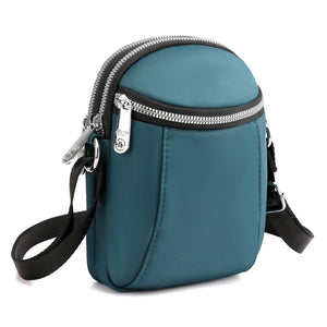Multi-Functional USB Charging Shoulder Bag Vintage Crossbody Cash Purse Cell Pho