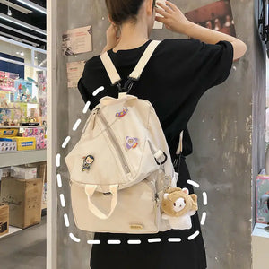 Harajuku Style Large Capacity Women Backpack Schoolbag