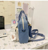 Multi-Functional Women Backpack Preppy Style Shoulder Bag Teenage Girls Bag