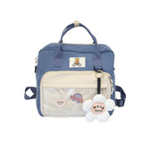 Multi-Functional Women Backpack Preppy Style Shoulder Bag Teenage Girls Bag