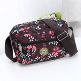 Canvas Messenger Bag for Women Middle Aged Mother Nylon Shoulder Bag
