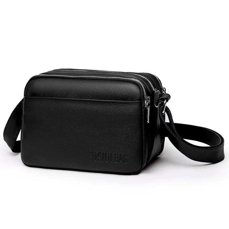 Women's Solid Shoulder Bag High Messenger Pack Daily Crossbody Bag