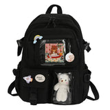 Large Capacity Multi-Pocket Nylon School Backpack