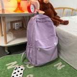 Canvas Backpack Travel Rucksack School Bag Women Student Teenagers