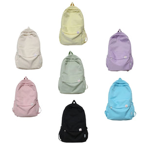 Canvas Backpack Travel Rucksack School Bag Women Student Teenagers