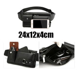 PU Leather Waist Packs Belt Bag Crossbody Shoulder Bag Travel Belt Bag