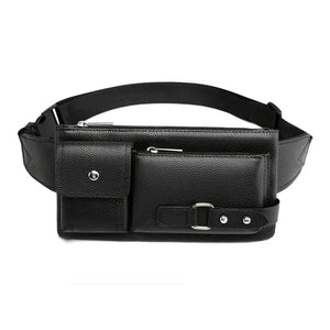 PU Leather Waist Packs Belt Bag Crossbody Shoulder Bag Travel Belt Bag