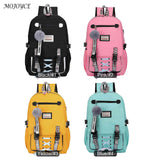 Multi-Pocket Students Backpack School Bag for Teenage Girls Boys