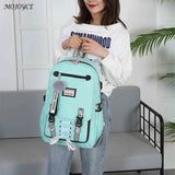Multi-Pocket Students Backpack School Bag for Teenage Girls Boys