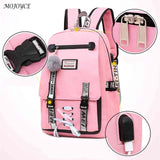 Multi-Pocket Students Backpack School Bag for Teenage Girls Boys
