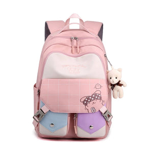 Nylon Backpack Travel Rucksack Casual Daypack School Bag for Women