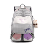 Nylon Backpack Travel Rucksack Casual Daypack School Bag for Women