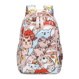 Multi-Pocket School Backpack for Students Teenagers Boys Girls