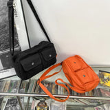 Canvas Big Size Handbag Female Male Teenager Student Over Large Messenger Bag
