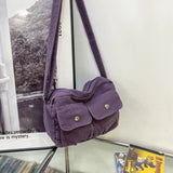 Canvas Big Size Handbag Female Male Teenager Student Over Large Messenger Bag