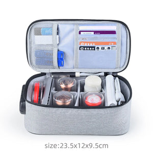Multi-Purpose Document Storage Briefcase Business Trip Portable Seal
