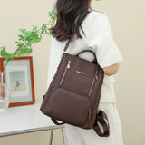 Solid High Casual Student School Backpacks for Teens