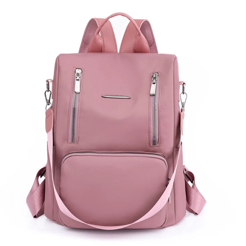 Solid High Casual Student School Backpacks for Teens