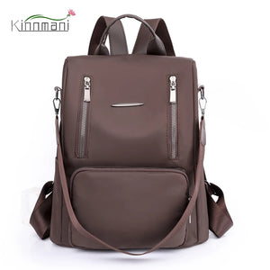 Solid High Casual Student School Backpacks for Teens