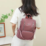 Solid High Casual Student School Backpacks for Teens