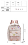 Multi-color Backpacks for Women Cartoon Bags Small Canvas Shoulder Bag
