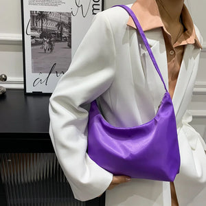 Multi-color Women's Underarm Bag Soft Shoulder Bag