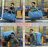 Large Capacity Multi-color Canvas Duffel Bag - Travel Bag