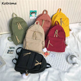 Multi-colors Nylon Backpack Waterproof Durable Portable Knap