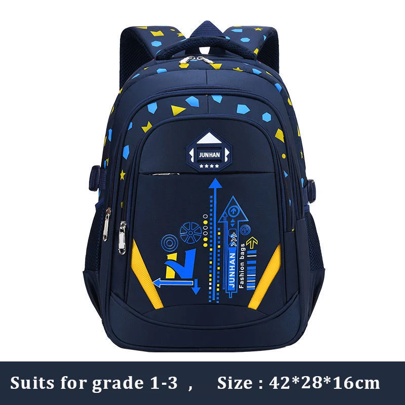 Multi-colors Kids Backpack Orthopedic Book Bag