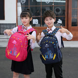 Multi-colors Kids Backpack Orthopedic Book Bag