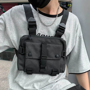 Multi-function Chest Bags Tactical Pack Waist Belt Bag Women Vest Backpack
